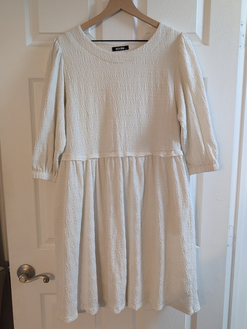 Midi‎ Dress with Gathered Skirt BTFTM